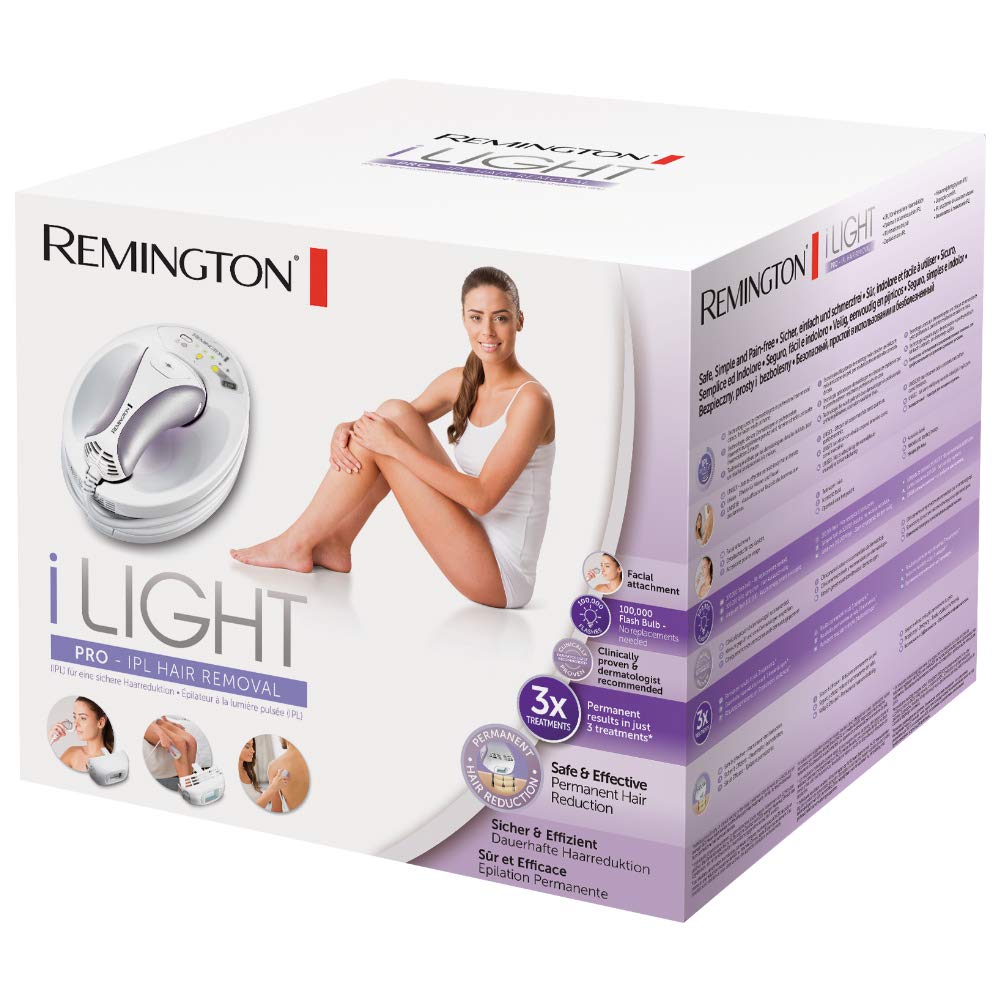 REMINGTON iLIGHT Pro インテンス・パルス・ライト 脱毛器 Remington iLight Pro IPL Laser Hair Removal Machine, Permanent